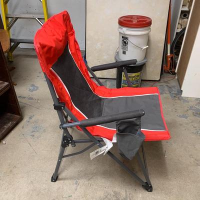 #347 Red/Gray Camping Chair