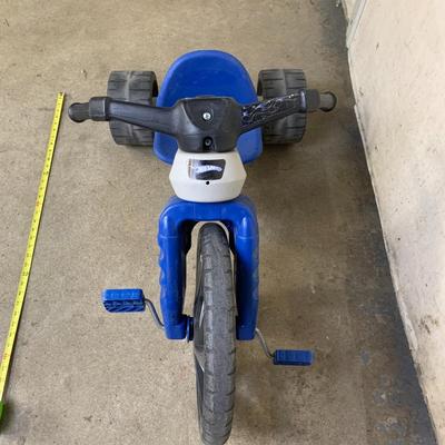 #355 Hot Wheels Blue and Black Tricycle