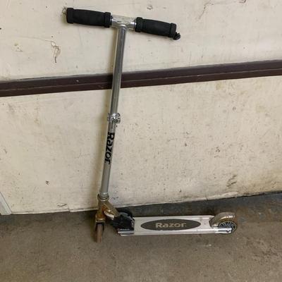 #356 Silver Razor Scooter
