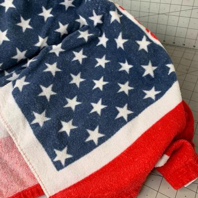 #383 America Beach Towel and Bath Towels