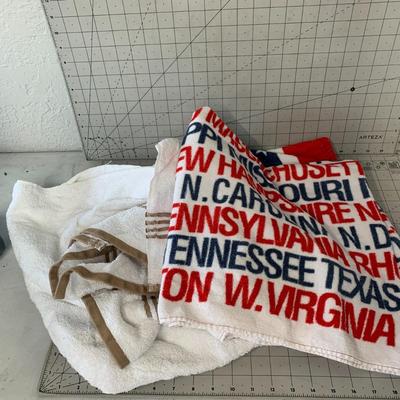 #383 America Beach Towel and Bath Towels