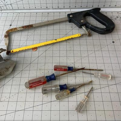 #401 Screwdrivers and Hand Saw