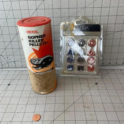 #402 Gopher Killer Pellets and Paper Clips