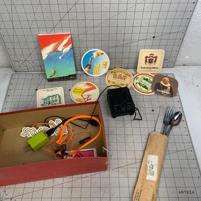 #417 Speaker, Coaster and Silverware