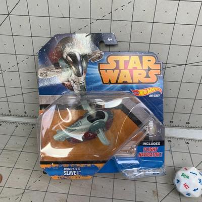 #418 Hot Wheels, Spiderman and Boba Fett