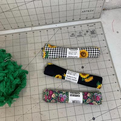#443 Quilting Quarters and Green Thread