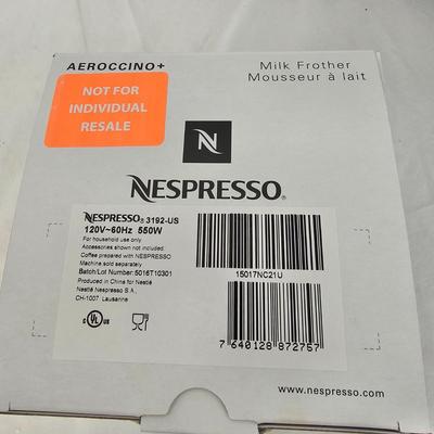 Nespresso Pixie +Aeroccino Plus Milk Frother (G-JS)