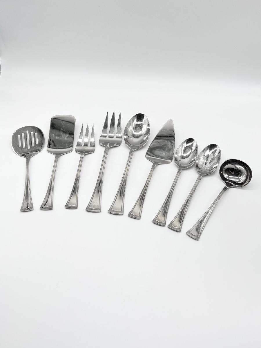 LENOX Fonthill Stainless Flatware 9 Pc Set Service For 8