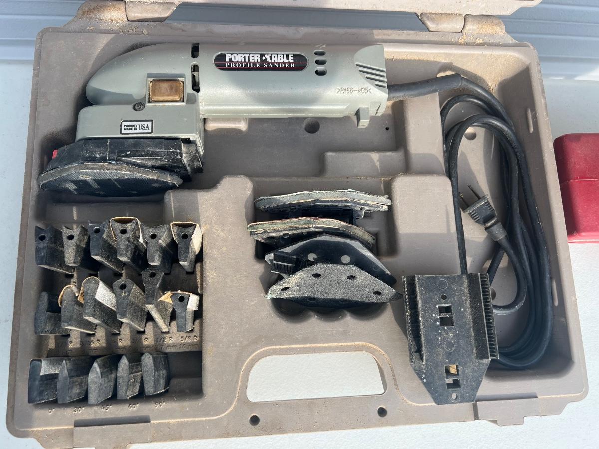 PORTER CABLE Profile Sander & SKIL Belt Sander