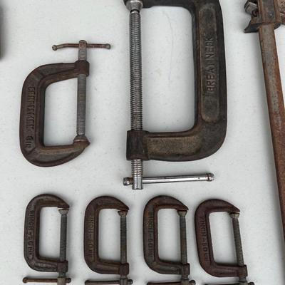 Vintage Bar Clamps & C Clamps
