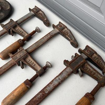 Vintage Bar Clamps & C Clamps