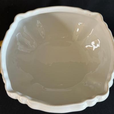 Gorgeous Haviland Tureen in Gold and Soft Silver