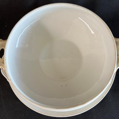 Haviland Limoges "Moss Rose" Tureen Lovely Floral Pattern 3 pcs