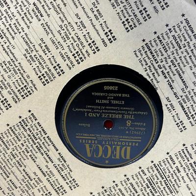 Records VINTAGE 78's 