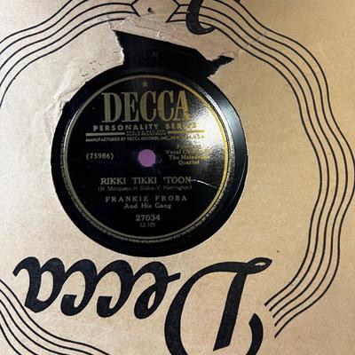 Records VINTAGE 78's 