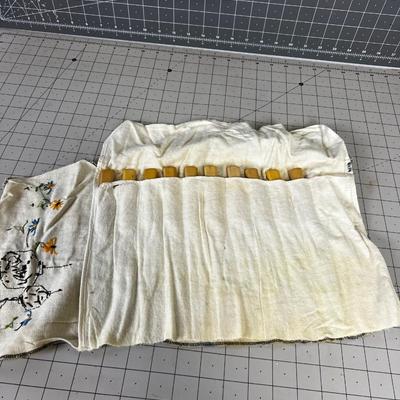 Set of Vintage Bone Handled Knives, Stainless Steel