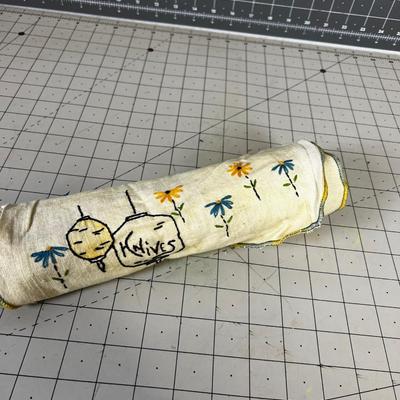 Set of Vintage Bone Handled Knives, Stainless Steel