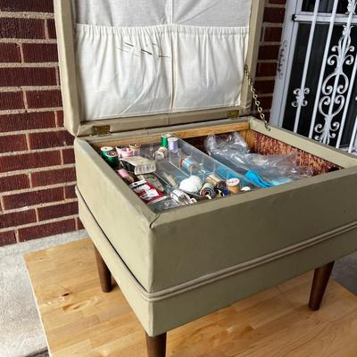 Foot Stool Sewing Bench