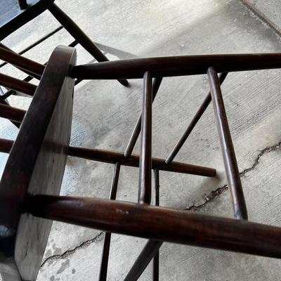 Pair of Chairs , Rustic Windsor