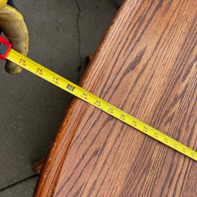 Country Oak Table and 10 Chairs