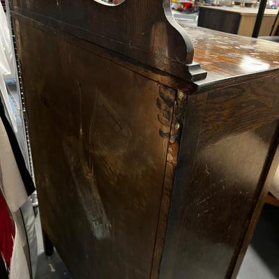 Antique Oak Dresser w/Mirror