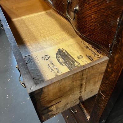Antique Oak Dresser w/Mirror