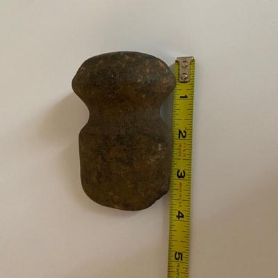 Indian Artifact Grooved Axe Tool