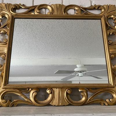 Gold Framed Composite Mirror