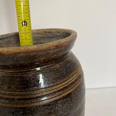 Alkaline Glaze Pottery Canning Jar