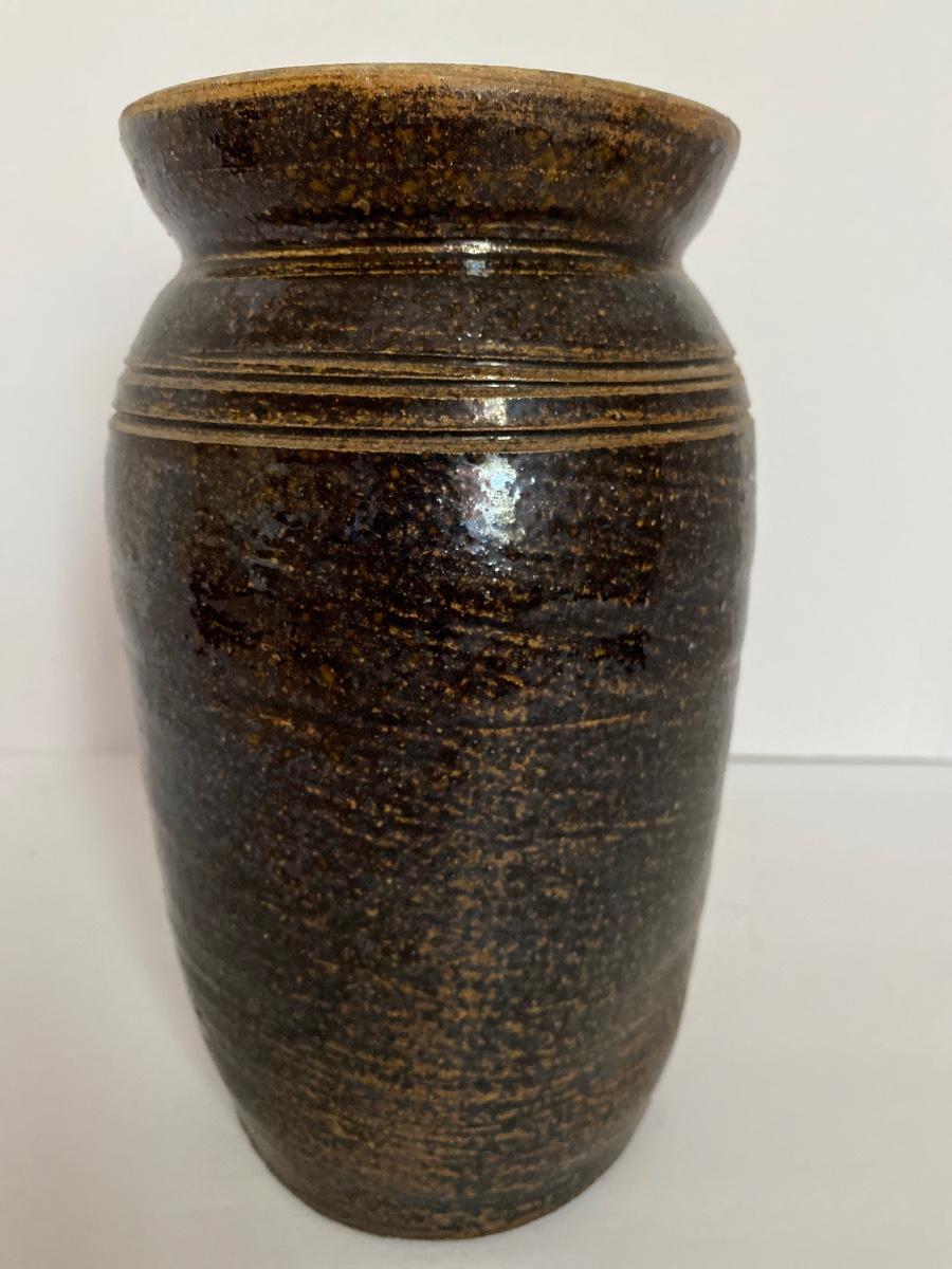 Alkaline Glaze Pottery Canning Jar