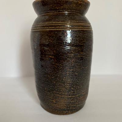 Alkaline Glaze Pottery Canning Jar