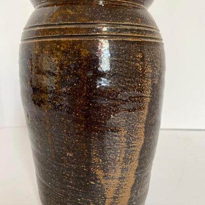 Alkaline Glaze Pottery Canning Jar