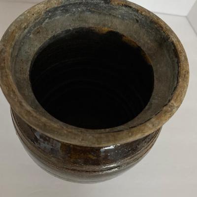 Alkaline Glaze Pottery Canning Jar