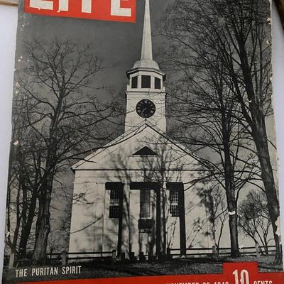Vintage Magazine and Antique Book Lot