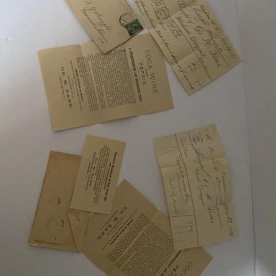 Antique SC Coca Wine Advertising Lot