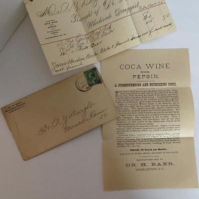 Antique SC Coca Wine Advertising Lot