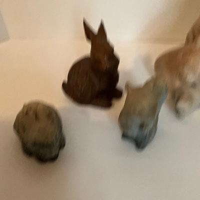 Rabbit Statue Lot