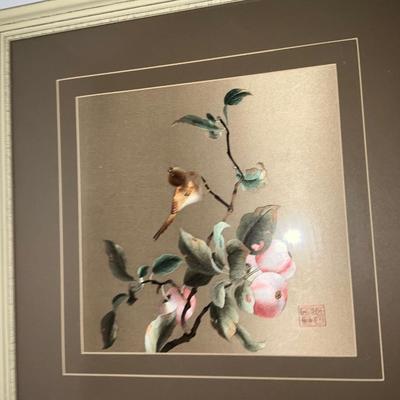 Framed Bird Art Lot