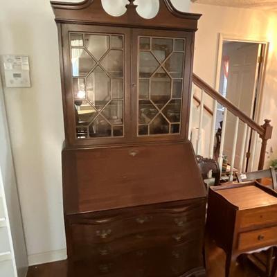 Drop Front Vintage Secretary Desk
