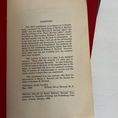 Ravenel Book and More Lot