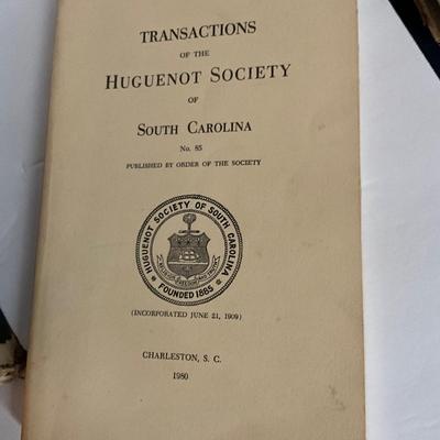 Huguenot Society of SC Book Lot