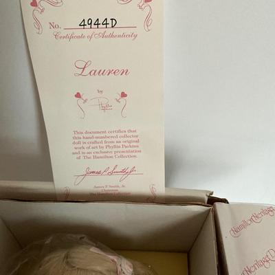 Hamilton Heritage Doll
