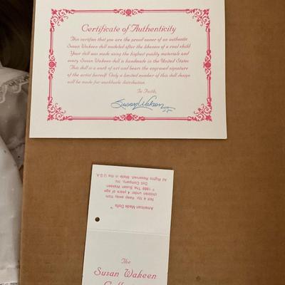 American Made Dolls Susan Wakeen Collection Doll