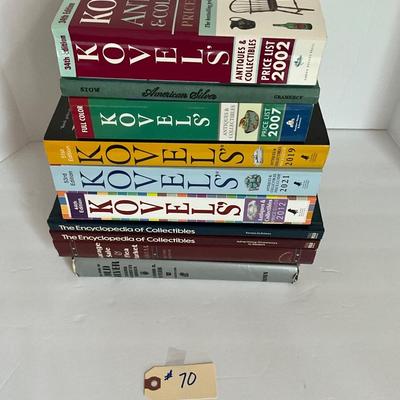 Antique and Collectibles Reference Book Lot
