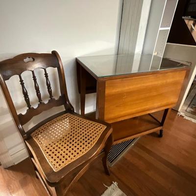 Drop Leaf Tea Cart Lot