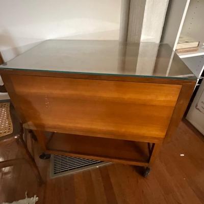 Drop Leaf Tea Cart Lot