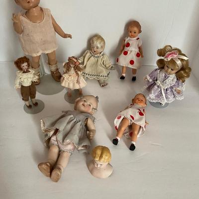 Vintage to Antique Doll Lot
