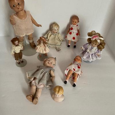 Vintage to Antique Doll Lot