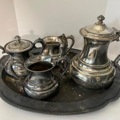 Silver Tea Set Lot