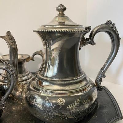 Silver Tea Set Lot